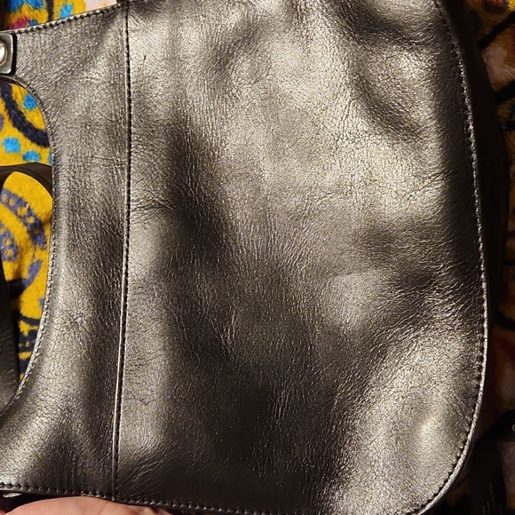 Patricia Nash Patchwork Leather Messenger Crossbody Shoulder Bag - Picture 3 of 12